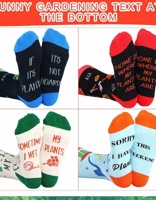 Load image into Gallery viewer, Suhine Women's Christmas Cactus Crew Socks Holiday Gifts 4 Pairs - One Size
