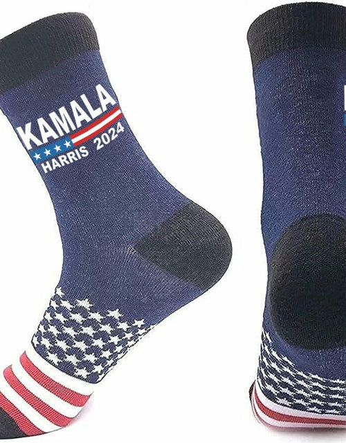 Load image into Gallery viewer, Kamala Harris 2024 For President Socks Blue - One Size
