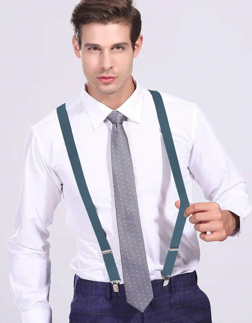 Load image into Gallery viewer, KIYFXA Heavy Duty Suspenders with Clips for Men and Women Gifts for Dad
