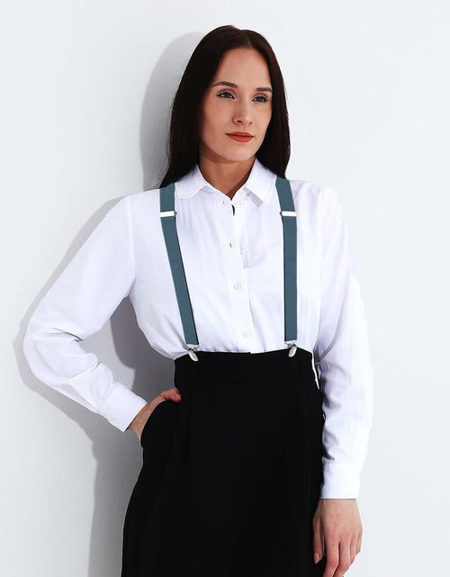 Load image into Gallery viewer, KIYFXA Heavy Duty Suspenders with Clips for Men and Women Gifts for Dad
