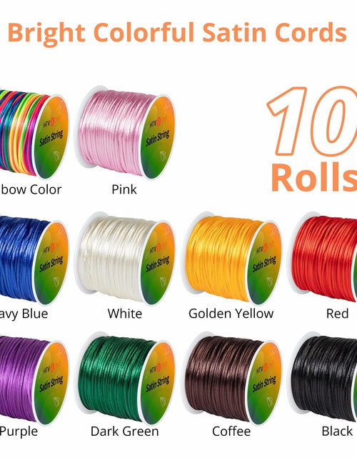 Load image into Gallery viewer, HTVRONT 1mm Elastic Bracelet String Clear Cord 120m with Bead Needle
