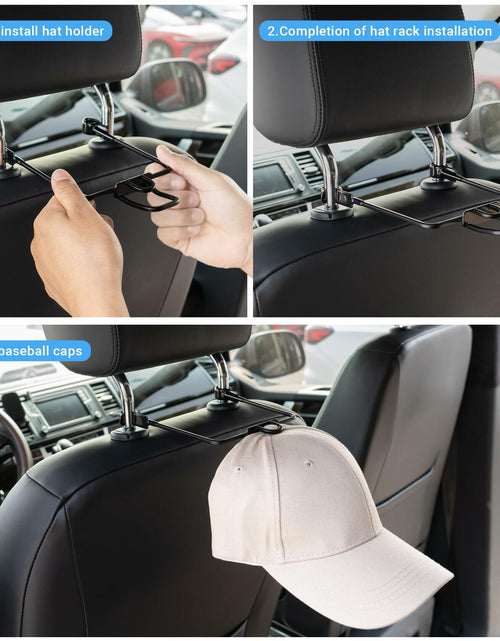 Load image into Gallery viewer, Yuoyar Car Hat Organizer Rack for Baseball Caps Truck SUV Hat Holder
