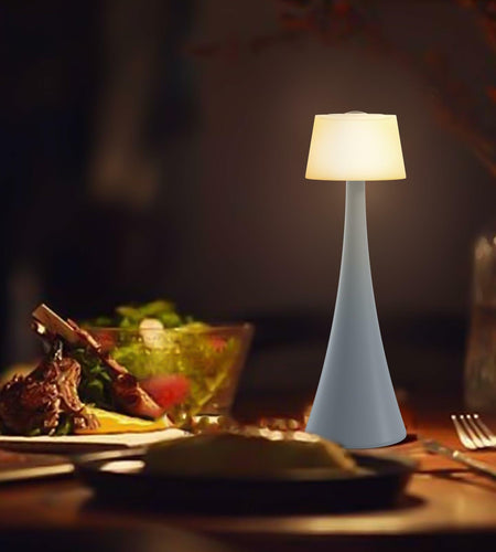 Modern Table Lamp Cordless 4-Way Dimming Touch 4000mAh Battery Mint Green