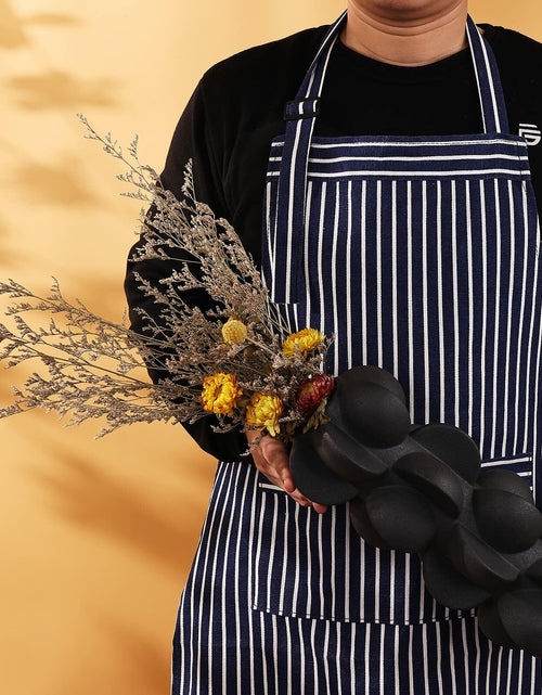 Load image into Gallery viewer, Ceramic Flower Vase 9-Inch Black Modern Farmhouse Decor Small
