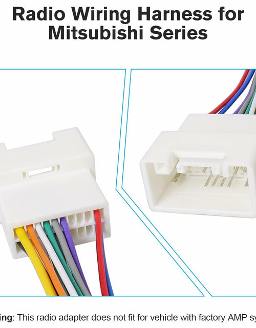 Load image into Gallery viewer, Zenoruslky 20Pin Radio Wire Harness Stereo Connector for Mitsubishi Cars
