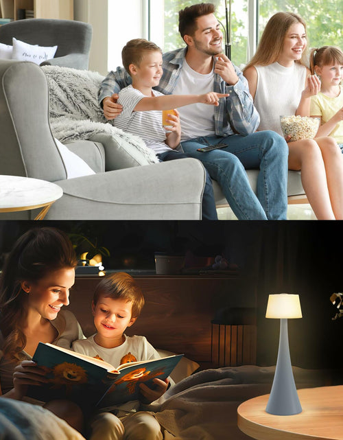 Load image into Gallery viewer, Modern Table Lamp Cordless 4-Way Dimming Touch 4000mAh Battery Mint Green
