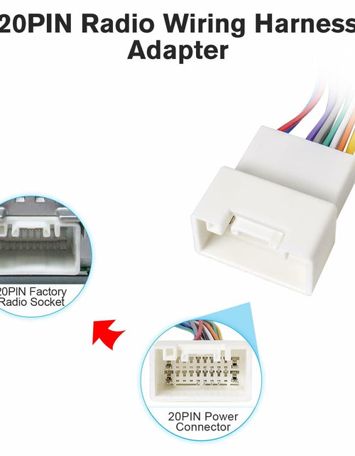 Load image into Gallery viewer, Zenoruslky 20Pin Radio Wire Harness Stereo Connector for Mitsubishi Cars
