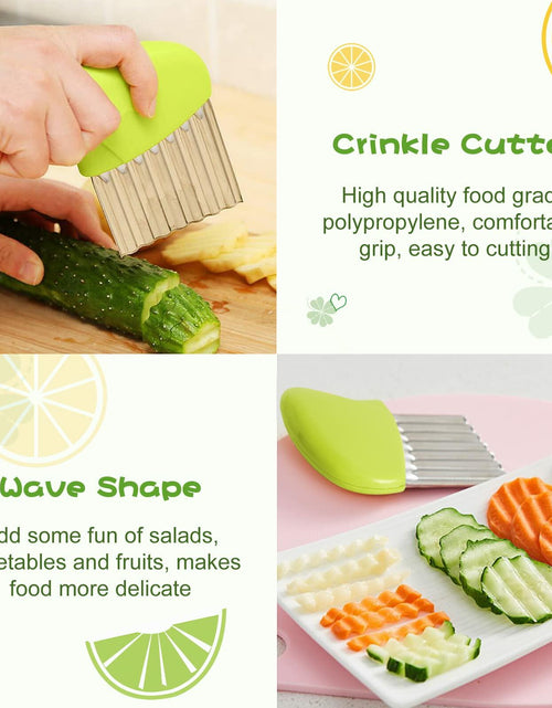 Load image into Gallery viewer, Suhctuptx Kids Nylon Kitchen Knife Set Toddler Safe Cooking Tools 4 Pcs
