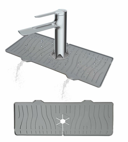 Kitchen Sink Splash Guard Silicone Faucet Mat Drip Catcher Multipurpose