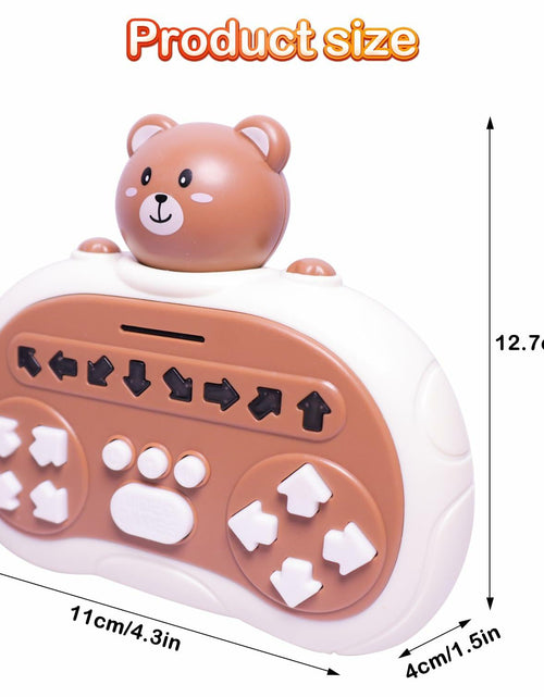 Load image into Gallery viewer, Rhythm Master Dance Machine Handheld Toy Bear Educational Stress Relief
