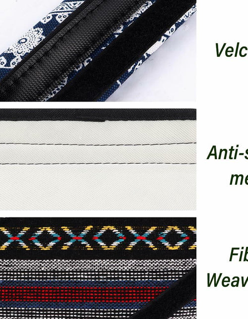 Load image into Gallery viewer, IHOTDER 2PCS Seat Belt Cover Pad Boho Universal Car Accessories Seatbelt Cover-D
