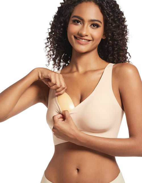 Load image into Gallery viewer, PRETTYWELL Sticky Bra Pads Inserts Double Sided Push Up Bikini Enhancers Size M
