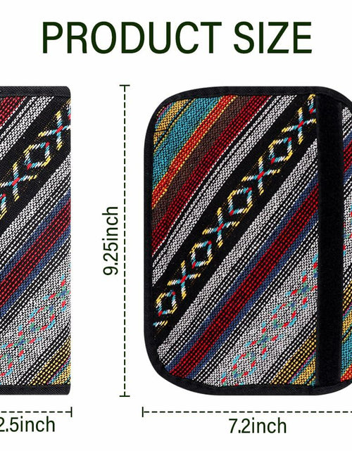 Load image into Gallery viewer, IHOTDER 2PCS Seat Belt Cover Pad Boho Universal Car Accessories Seatbelt Cover-D
