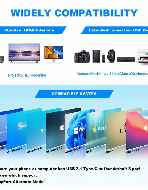 Load image into Gallery viewer, BOVONO USB C Docking Station 12-in-1 Dual 4K HDMI 87W PD USB for Laptop
