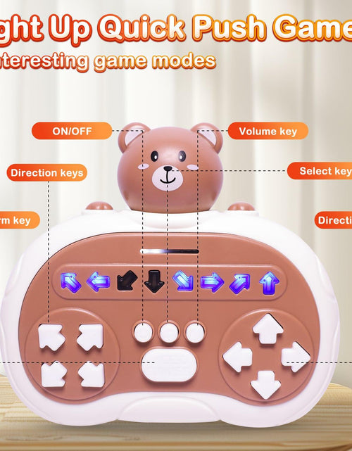Load image into Gallery viewer, Rhythm Master Dance Machine Handheld Toy Bear Educational Stress Relief
