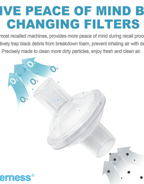Load image into Gallery viewer, Everness Universal Fit In&amp;Line Filter for Dream Station 22MM Tubing 10 Pack
