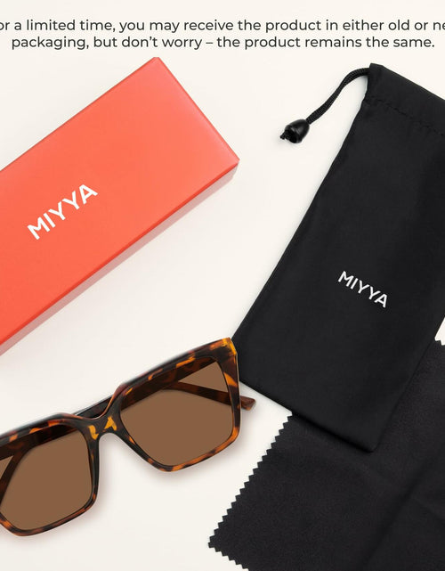 Load image into Gallery viewer, miyya Cat Eye Polarized Sunglasses Women UV Protection Black
