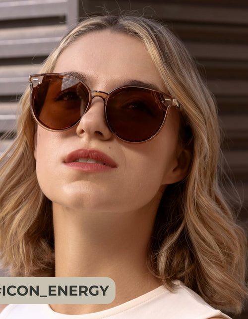 Load image into Gallery viewer, livho Polarized Retro Round Sunglasses Women Oversized Shades
