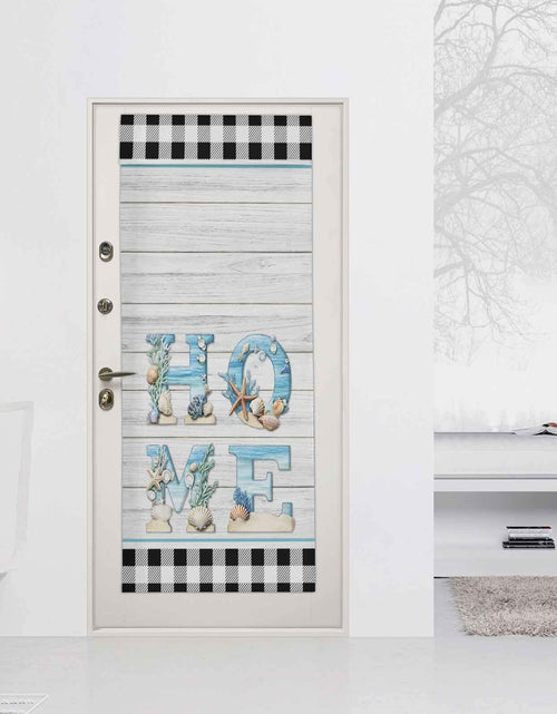 Load image into Gallery viewer, BEMIGO Door Curtains Fall Wreath Privacy Tie Up Shades 26x70 inch
