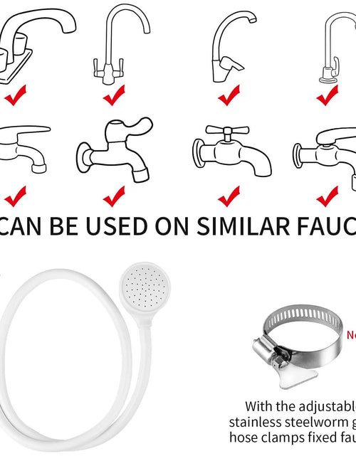 Load image into Gallery viewer, Lamoutor Pet Faucet Sprayer Portable Handheld Shower Bath Tool
