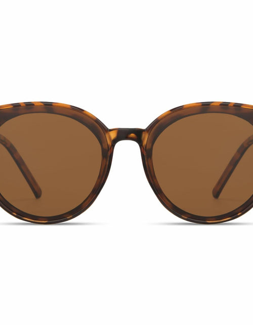 Load image into Gallery viewer, livho Polarized Retro Round Sunglasses Women Dark Tortoise/Brown Size Medium
