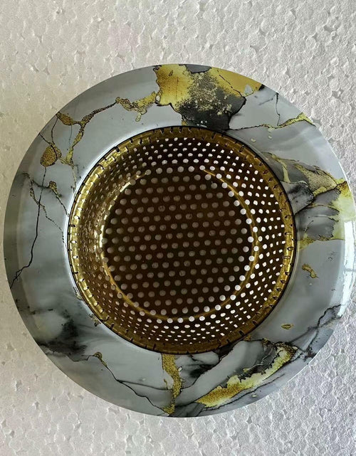 Load image into Gallery viewer, Kitchen Sink Drain Strainer 2 PCS Stainless Steel White Marble Clog-Free
