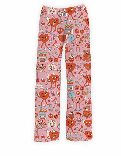Load image into Gallery viewer, BRIEF INSANITY Women's Groovy Valentine Lounge Pajama Pants Size L
