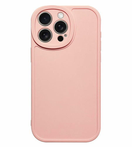 Callyue iPhone 16 Pro Max TPU Case Circular Edges Camera Protection Black