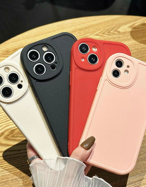 Load image into Gallery viewer, Callyue iPhone 16 Pro Max TPU Case Circular Edges Camera Protection Black
