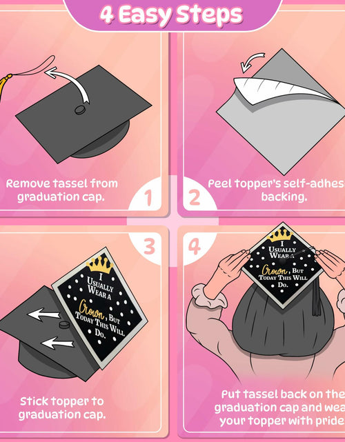 Load image into Gallery viewer, ADVANSYNC Graduation Cap Topper - Weapons Were Formed, They Did Not Prosper

