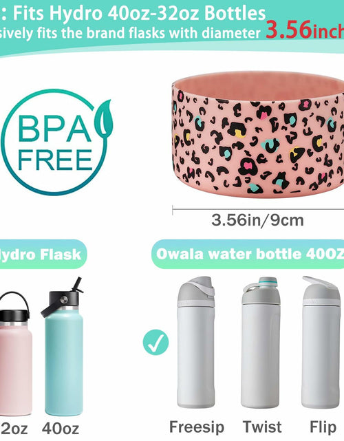 Load image into Gallery viewer, WK IEASON Silicone Base Boot for Hydro Flask 32OZ 40OZ Wide Mouth Black
