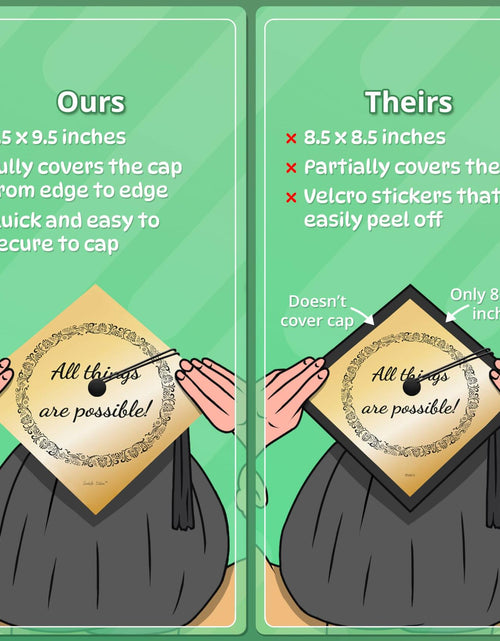 Load image into Gallery viewer, ADVANSYNC Graduation Cap Topper - Weapons Were Formed, They Did Not Prosper

