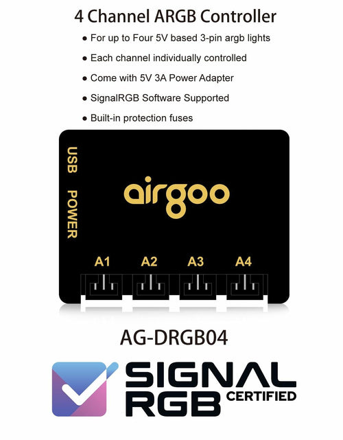 Load image into Gallery viewer, airgoo NEON Addressable RGB PC LED Strip 15.75in Diffused Silicon Tube
