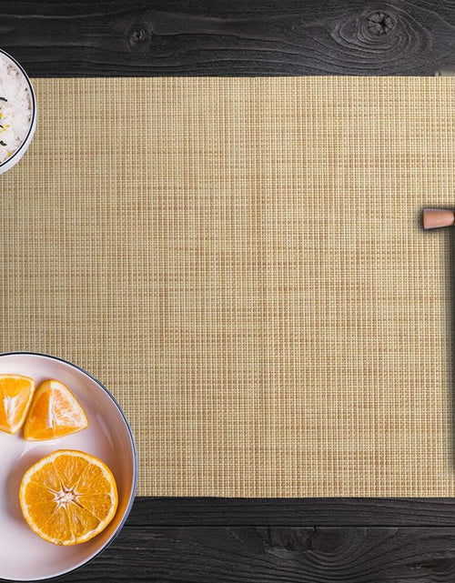 Load image into Gallery viewer, homEdge PVC Non-Slip Heat Resistant Placemats Set of 4 Beige
