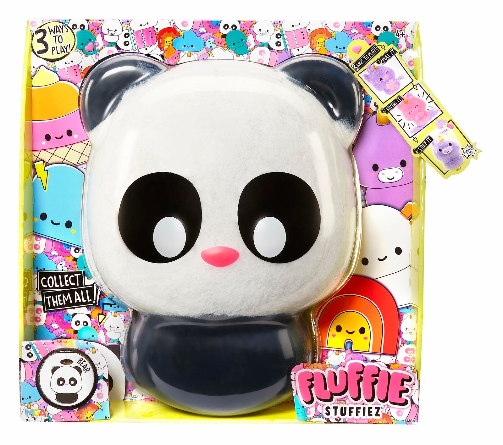 Fluffie Stuffiez Panda Large Plush 11" Ultra Soft Fluff Collectible