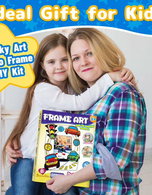 Load image into Gallery viewer, DoodleDoo DIY Vehicle Acrylic Photo Frame Painting Kit Kids Ages 4-12

