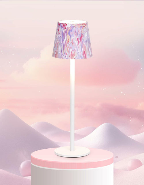 Load image into Gallery viewer, Faithorse Cordless Table Lamp Oil Painting Series Dimmable Pink 5200mAh
