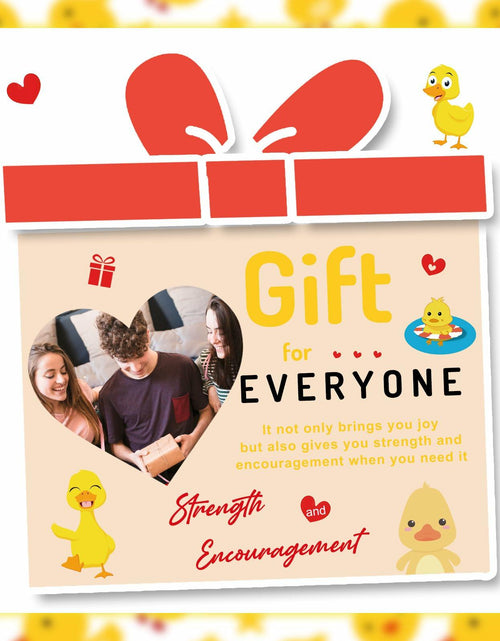 Load image into Gallery viewer, Artlunar Positive Duck Emotional Support Crochet Gift for Mom I Love You
