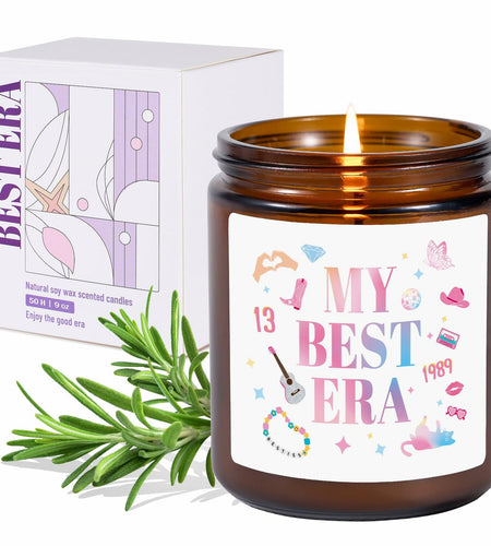 My Best Era Vanilla Scented Soy Candle 9oz Decorative Birthday Gift