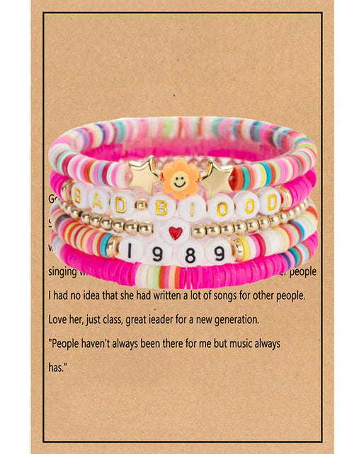 Load image into Gallery viewer, Taylo Sweet 5Pcs Beaded Friendship Bracelets for Women Multi Color
