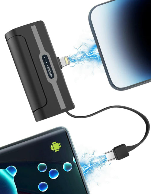 Load image into Gallery viewer, SYSFUN 4800mAh Portable Power Bank USB-C Charger Black

