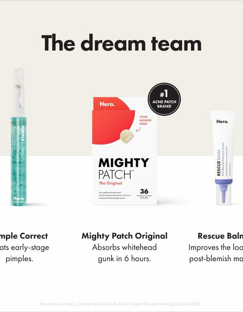 Load image into Gallery viewer, Hero Cosmetics Mighty Patch Original Hydrocolloid Acne Pimple Patch 36 Count

