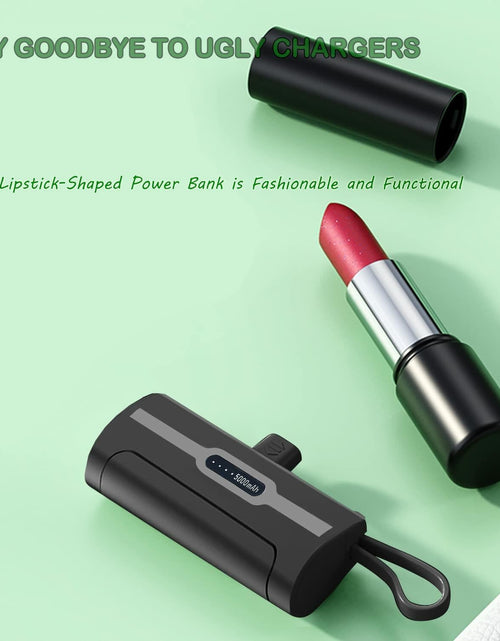 Load image into Gallery viewer, SYSFUN 4800mAh Portable Power Bank USB-C Charger Black
