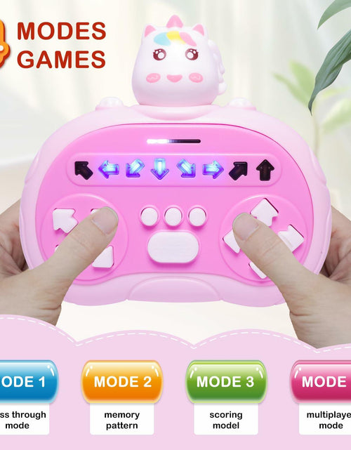 Load image into Gallery viewer, Rhythm Master Dance Machine Handheld Game Red Bear Educational Toy
