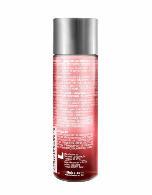 Load image into Gallery viewer, BestBy02/27 ID Lubricants Sensation Warming Water Based Lubricant Red 2.2 Fl Oz
