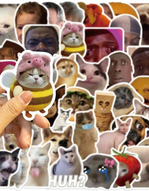 Load image into Gallery viewer, 50PCS Funny Meme Vinyl Waterproof Stickers for Water Bottles Laptop Computer
