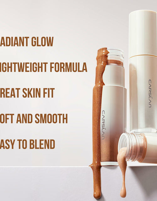 Load image into Gallery viewer, CARSLAN 3D Liquid Highlighter Stick Face Illuminator 03 Bronze Cold

