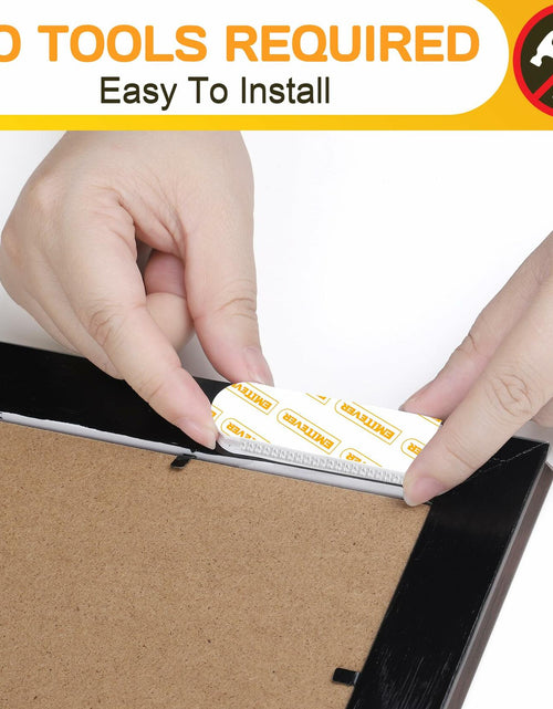 Load image into Gallery viewer, EMITEVER Heavy Duty Picture Hanging Strips Medium White 20 Pairs 40 Strips
