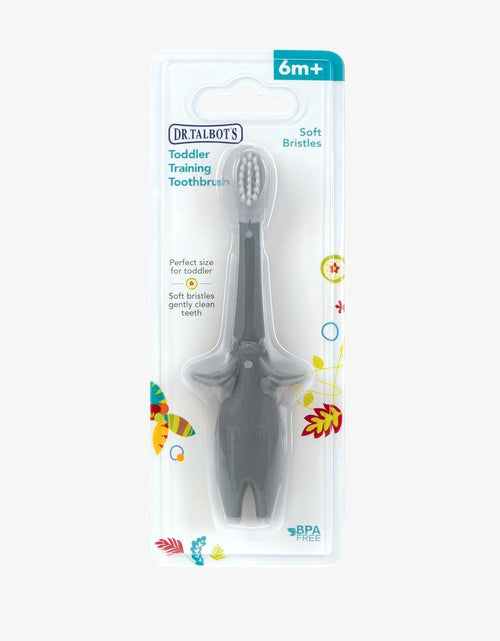 Load image into Gallery viewer, Dr. Talbot's Toddler Training Toothbrush Soft Elephant 6+ Months
