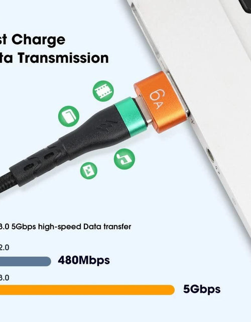 Load image into Gallery viewer, klangdorf USB-C to USB Adapter Male to Female Converter Mini 3 Pack
